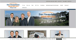 Desktop Screenshot of finanzhaus-immobilien.de